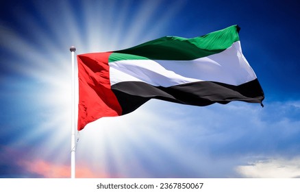 UAE flag, best use for UAE flag day celebrations - Shutterstock ID 2367850067
