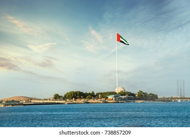 UAE Flag At Corniche Abu Dhabi