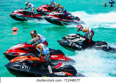 UAE Jet Ski Race Heat 3 In April 17, 2015 In Abu Dhabi, UAE