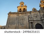 UBEDA,JAEN,SPAIN  JUNIO 2024, Jaen Province, Andalusia, Spain, Western Europe.Basilica of Saint Mary of the Royal Alcazares of Ubeda. Granada Gate (Granada Gate) -