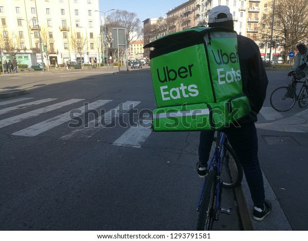 uber eats delivery with bike