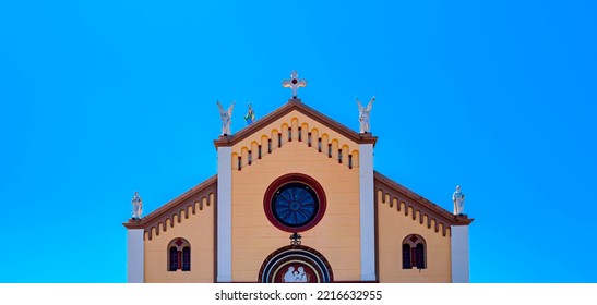 Uberaba, Triângulo Mineiro, Minas Gerais, Brazil. Oct 21, 2022. Panoramic View Of Church Know As Santuário De Nossa Senhora D'Abadia, In Uberaba City. 