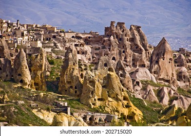 Uchisar village, Cappadocia, Turkey