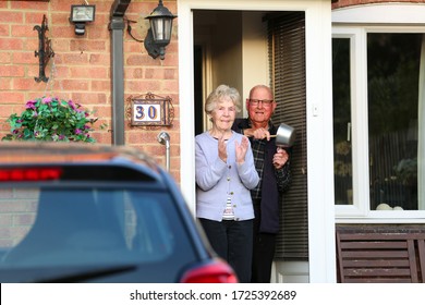 Uckfield, East Sussex / United Kingdom - May 7 2020. Clap For The NHS