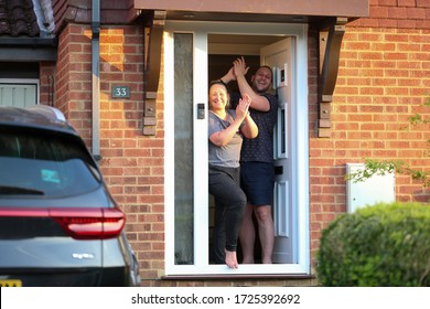 Uckfield, East Sussex / United Kingdom - May 7 2020. Clap For The NHS