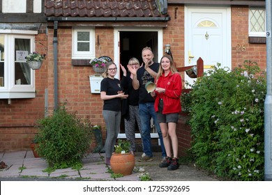 Uckfield, East Sussex / United Kingdom - May 7 2020. Clap For The NHS