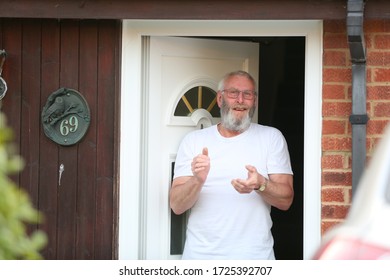 Uckfield, East Sussex / United Kingdom - May 7 2020. Clap For The NHS