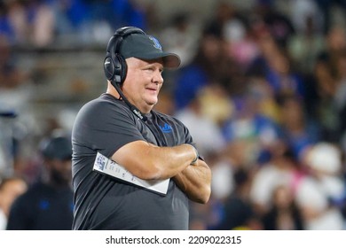 UCLA Head Coah Chip Kelly Watches During An NCAA College Football Game Against The Washington Friday, Sept. 30, 2022, In Pasadena, Calif. 