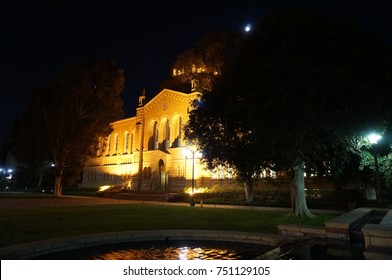 UCLA Powell Library Night View