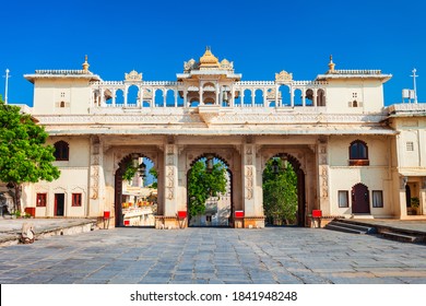 Udaipur City Palace Entrance Gate Tower In Udaipur City Is One Of The Major Tourist Attractions In Rajasthan State Of India