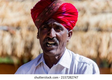 Udaipur, Rajasthan, India, 02:02:2021: Folk Singers In Rajasthan