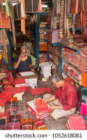 Udaipur,Rajasthan/India - 03/10/2018, These To Gentlemen Have Enough Books To Keep Them Busy For A While In Their Bookshop 