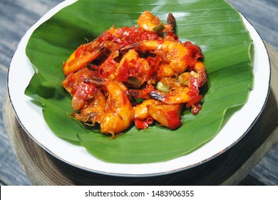 Udang Sambal Balado Cuisine Padang Food Stock Photo 1483906355 Shutterstock