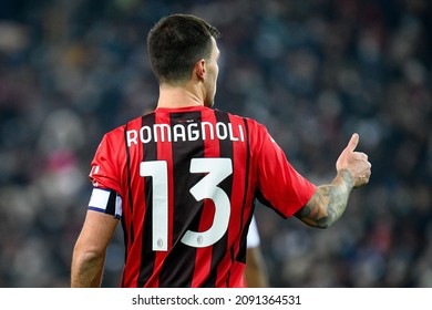 Udine, Italy, December 11, 2021, Milan's Alessio Romagnoli Portrait During Italian Soccer Serie A Match Udinese Calcio Vs AC Milan