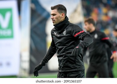 Udine, Italy, December 11, 2021, Milan's Alessio Romagnoli Portrait During Italian Soccer Serie A Match Udinese Calcio Vs AC Milan