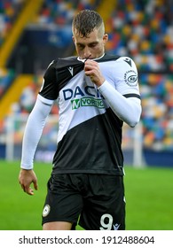 Udine, Italy, February 07 2021 Gerard Deulofeu (udinese) During Udinese Calcio Vs Hellas Verona FC Italian Football Serie A Match