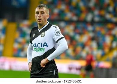 Udine, Italy, February 07 2021 Gerard Deulofeu (udinese) During Udinese Calcio Vs Hellas Verona FC Italian Football Serie A Match