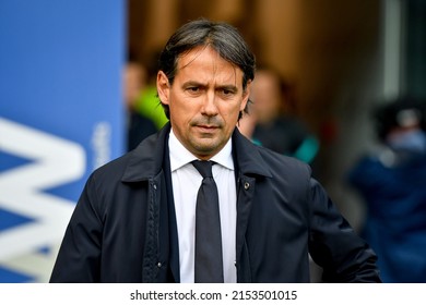 Udine, Italy, May 01, 2022, Inter's Head Coach Simone Inzaghi During Italian Soccer Serie A Match Udinese Calcio Vs Inter - FC Internazionale
