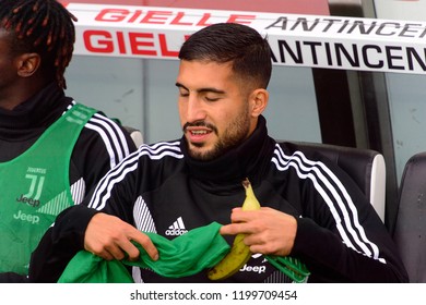 UDINE, ITALY - OCT 6, 2018: Emre Can. Juve Substitution. Udinese - Juventus. Serie A