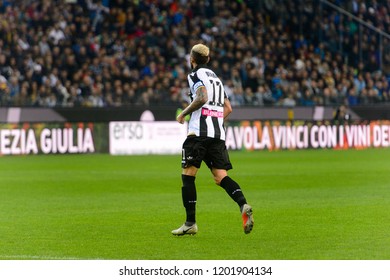 UDINE, ITALY - OCT 6, 2018:  11  Valon Behrami. Udinese - Juventus. Dacia Arena Stadium. Serie A TIM