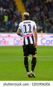 UDINE, ITALY - OCT 6, 2018:  11  Valon Behrami. Udinese - Juventus. Dacia Arena Stadium. Serie A TIM