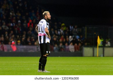 UDINE, ITALY - OCT 6, 2018:  11  Valon Behrami. Udinese - Juventus. Dacia Arena Stadium. Serie A TIM