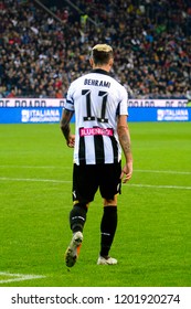 UDINE, ITALY - OCT 6, 2018:  11  Valon Behrami. Udinese - Juventus. Dacia Arena Stadium. Serie A TIM