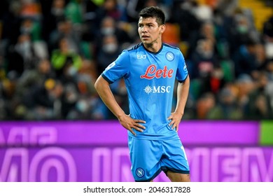 Udine, Italy, September 20, 2021, Hirving Lozano (Napoli) During Italian Football Serie A Match Udinese Calcio Vs SSC Napoli