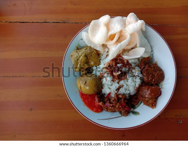 Uduk Sunda Rice Traditional Food West Stock Photo Edit Now 1360666964