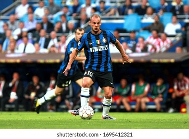 UEFA Champions League Final - FC Bayern Munich Vs F.C. Internazionale - 
Madrid, Spain - 22/05/2010
Wesley Sneijder In Action