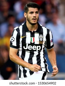 UEFA Champions League Final - Juventus Vs Barcelona - 
Berlin - Olympiastadion - 06/06/2015
Alvaro Morata Looks On