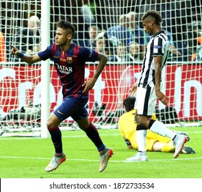 UEFA Champions League Final - Juventus Vs Barcelona - 
Berlin - Olympiastadion - 06-06-2015
Neymar Celebrates