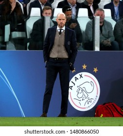 UEFA Champions League - Juventus V Ajax -
Turin, Italy Allianz Stadium - 16/04/2019 -
Erik Ten Hag
