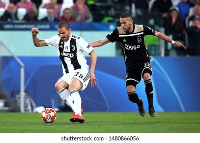 UEFA Champions League - Juventus V Ajax -
Turin, Italy Allianz Stadium - 16/04/2019 -
Leonardo Bonucci, Hakim Ziyech
