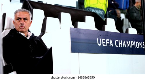 UEFA Champions League - Juventus V Manchester -
Turin, Italy Allianz Stadium - 07/11/2018 -
José Mourinho Looks On