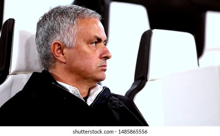 UEFA Champions League - Juventus V Manchester -
Turin, Italy Allianz Stadium - 07/11/2018 -
José Mourinho Looks On