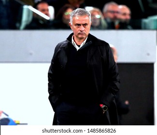 UEFA Champions League - Juventus V Manchester -
Turin, Italy Allianz Stadium - 07/11/2018 -
José Mourinho Looks On