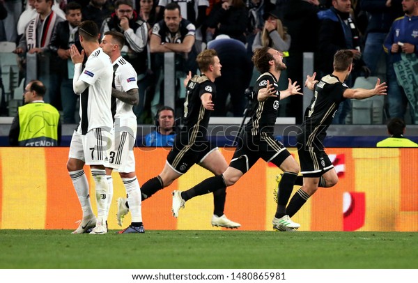 Uefa Champions League Juventus V Ajax Stock Photo Edit Now