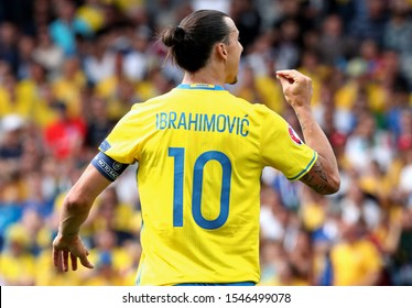 UEFA Euro 2016 - Italy Vs Sweden - 
Toulouse - Stadium Municipal - 17/06/2016
Zlatan Ibrahimovic Reacts