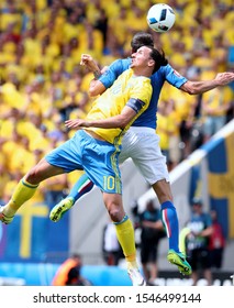 UEFA Euro 2016 - Italy Vs Sweden - 
Toulouse - Stadium Municipal - 17/06/2016
Zlatan Ibrahimovic, Andrea Barzagli