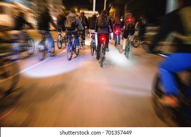 UFA, RUSSIA, AUGUST 19, 2017 : Group Of Cyclists At The Event 