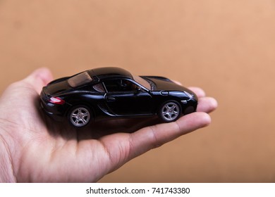 black porsche toy car