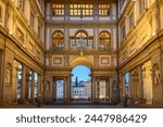 The Uffizi Gallery at Dusk - Florence, Italy