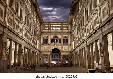 Uffizi Gallery, Primary Art Museum Of Florence. Tuscany, Italy 