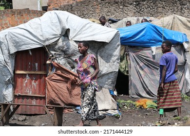 Uganda - June, 2022: The Batwa People In Uganda Are One Of The Oldest Surviving Indigenous Tribes In Africa. They Live High In The Mountain Forests, Straddling Several East African Countries.