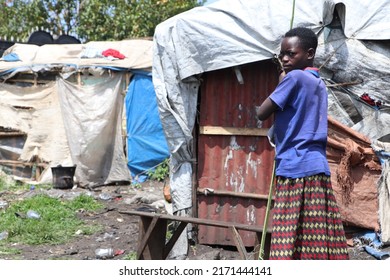 Uganda - June, 2022: The Batwa People In Uganda Are One Of The Oldest Surviving Indigenous Tribes In Africa. They Live High In The Mountain Forests, Straddling Several East African Countries.