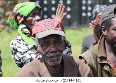 Uganda - June, 2022: The Batwa People In Uganda Are One Of The Oldest Surviving Indigenous Tribes In Africa. They Live High In The Mountain Forests, Straddling Several East African Countries.