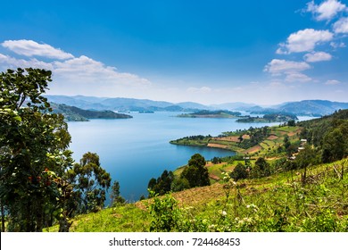 Uganda Lake  Landscape 