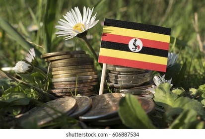 Ugandan Flag Stack Money Coins Grass Stock Photo 606887534 | Shutterstock