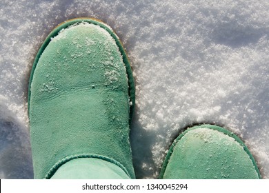 Uggs On The Snow